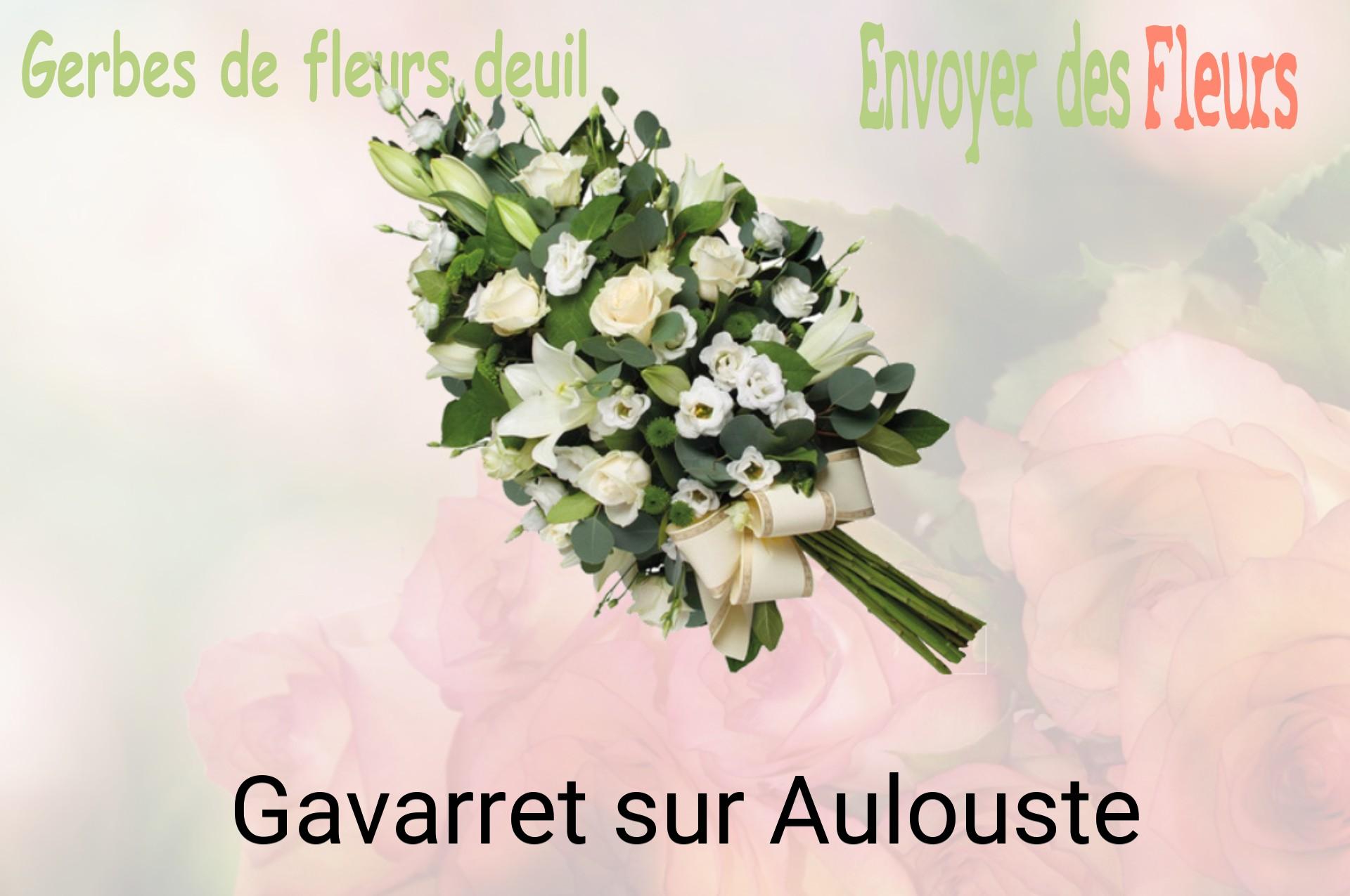 Gerbe de fleurs de deuil livrée à Gavarret-sur-Aulouste